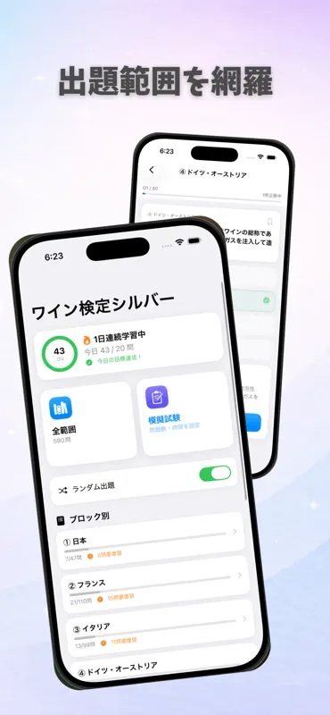 ワイン検定シルバー 試験対策｜問題集 screenshot 2 of 5