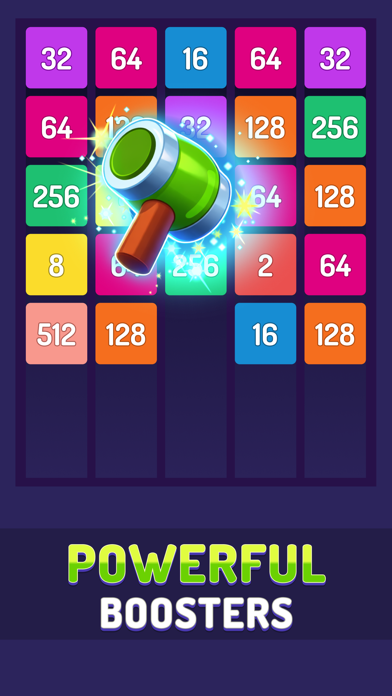 Screenshot #3 pour X2 Blocks: 2048 Number Puzzle