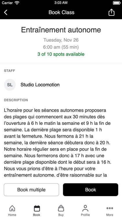Locomotion Studio athlétique