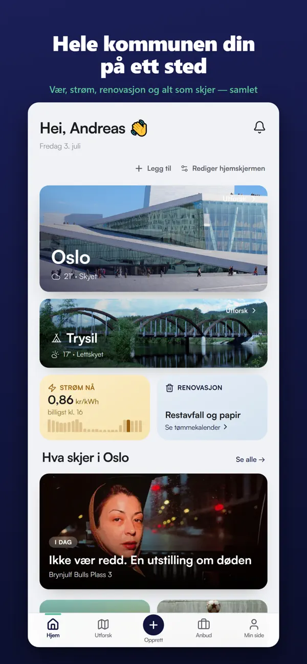 Screenshot #1 pour Kommuneguiden