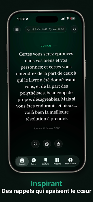 Widgets Coran – DeenKit Screenshot 2 of 9