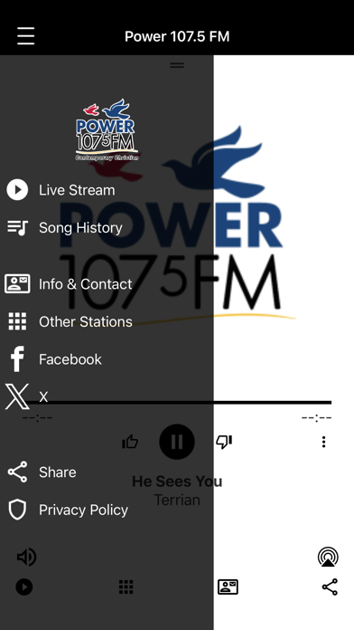 Screenshot #2 pour Power 107.5 FM