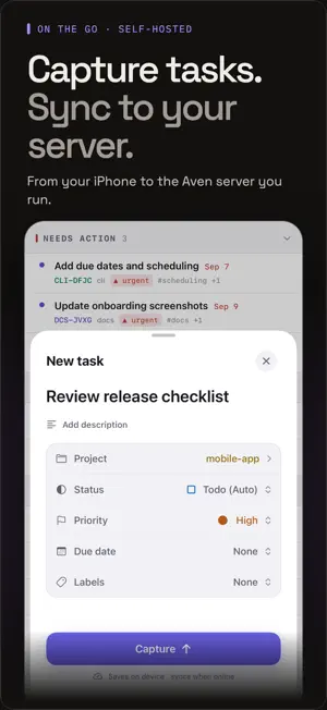 Aven Tasks screenshot 3