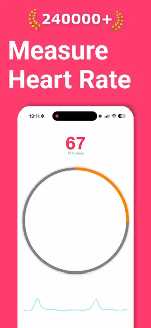Heart Rate Monitor and Pulse screenshot 1