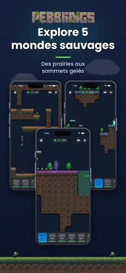 Capture d'écran de Pebblings: Petite Horde sur iPhone 3