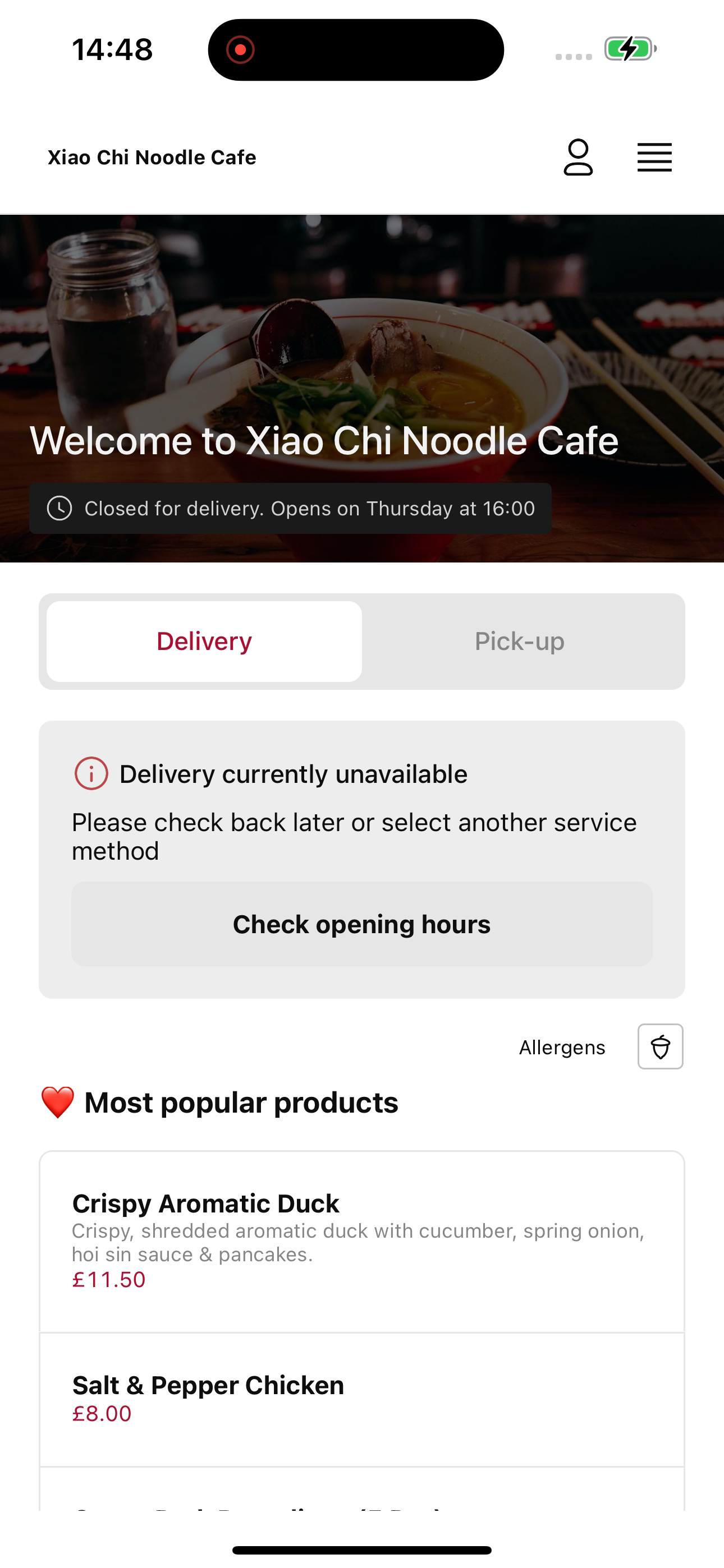 Xiao Chi Noodle Cafe screenshot 5