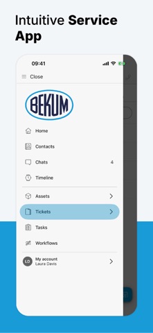 Bekum SmartConnect screenshot