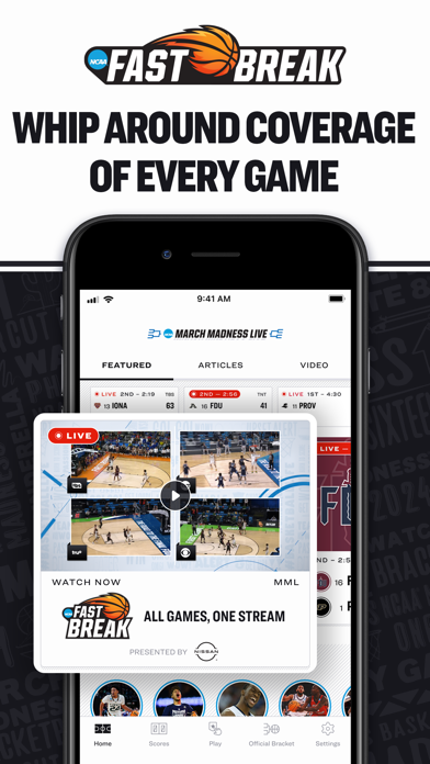 NCAA March Madness Live Screenshot