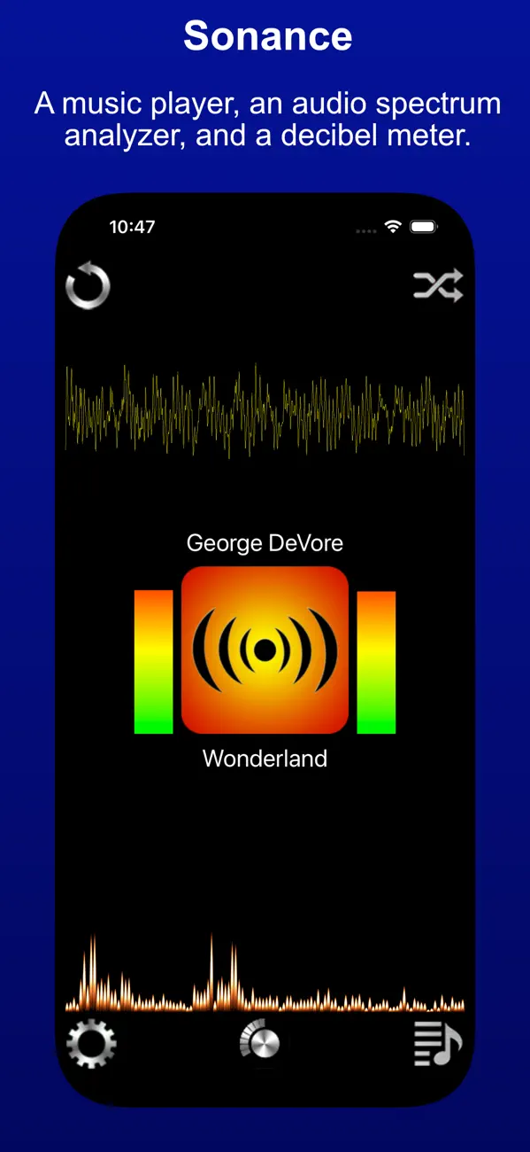 Screenshot #1 pour Sonance - Visual Music Player