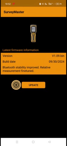 Protimeter Firmware Update screenshot