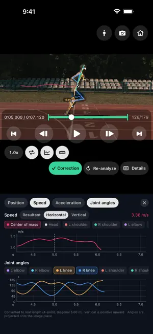PoseAnalyzer Motion Analysis screenshot 4