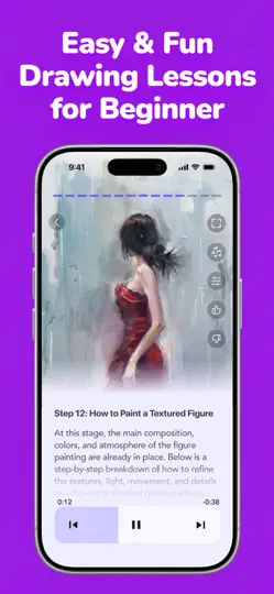 Screenshot von ArtCoach:Learn To Draw & Paint auf dem iPhone 4