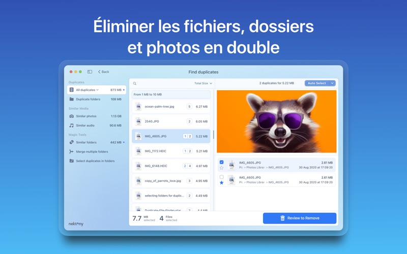 Screenshot #2 pour Duplicate File Finder Remover