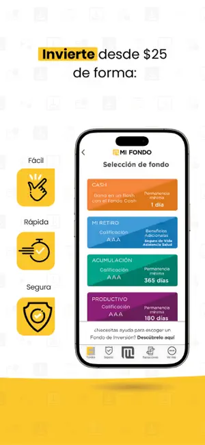 MI FONDO APP screenshot 2