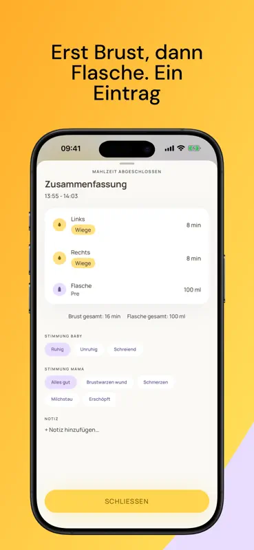 Nourli: Stillprotokoll screenshot 5 of 10