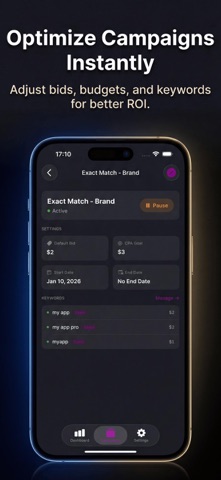 ASA manager: Search Ad Tracker screenshot