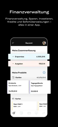 Screenshot von Openbank Deutschland – Banking auf dem iPhone 2