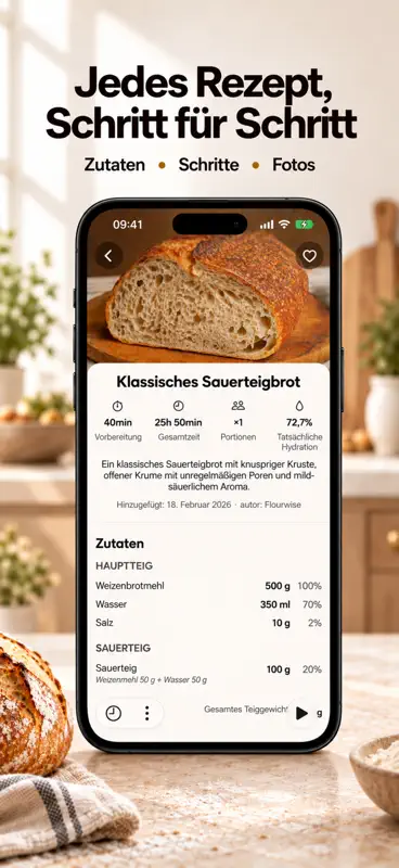 Flourwise: Sauerteig & Backen screenshot 7 of 8