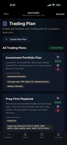 StatTradES: Trading Journal iPhone screenshot