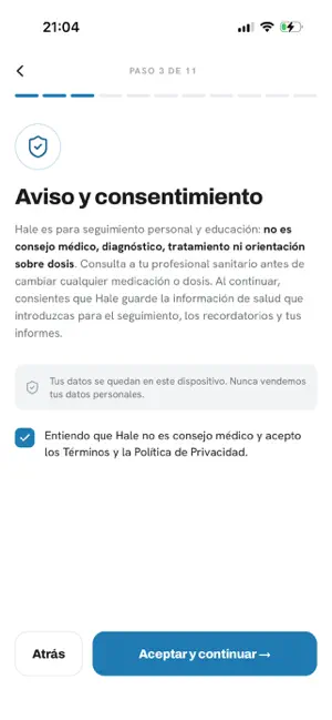 Hale: coach IA para GLP-1 screenshot 4