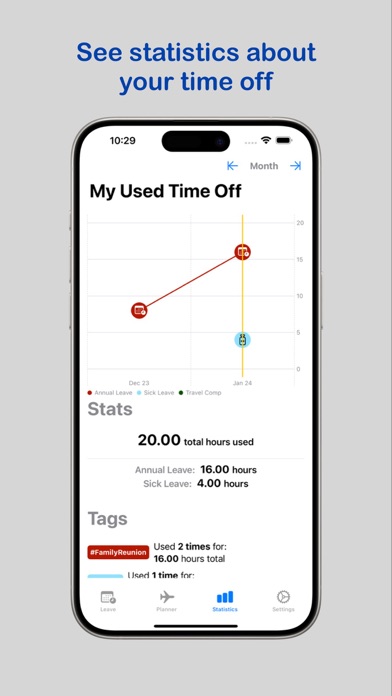 My Time Off Tracker 2 Screenshot
