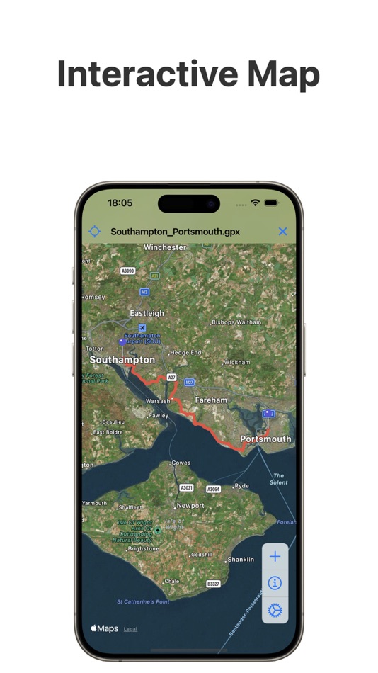 #2. TrailWay: GPX Hiking Companion (iOS) 由: Galanga Studios
