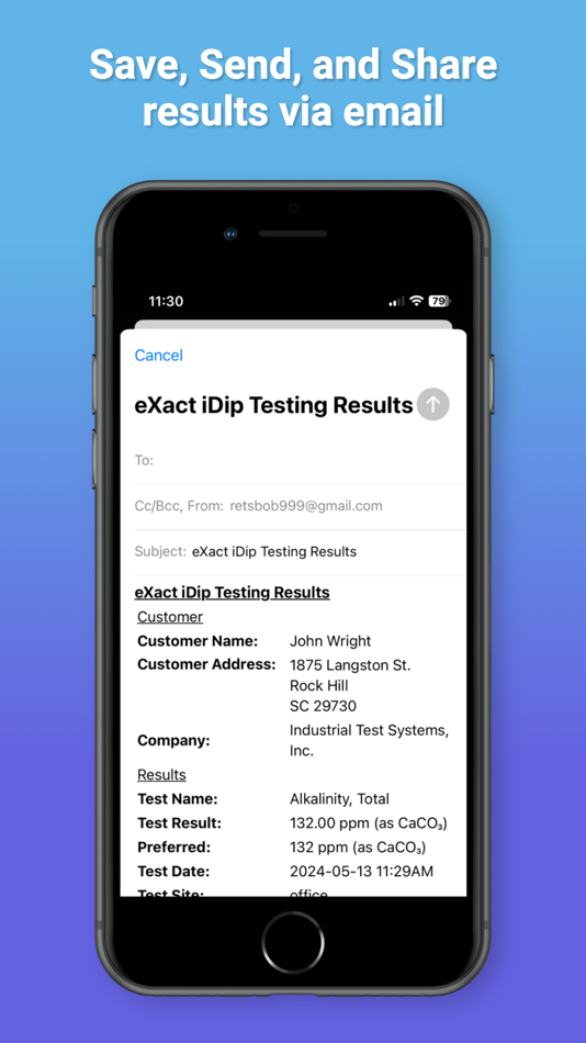 #4. eXact iDip (iOS) By: Industrial Test Systems Inc.