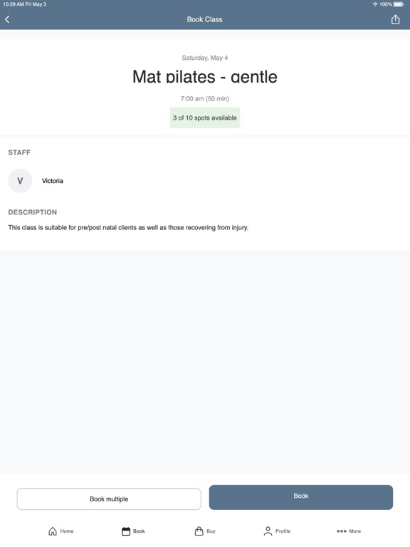 Screenshot #6 pour Platinum Studio Pilates