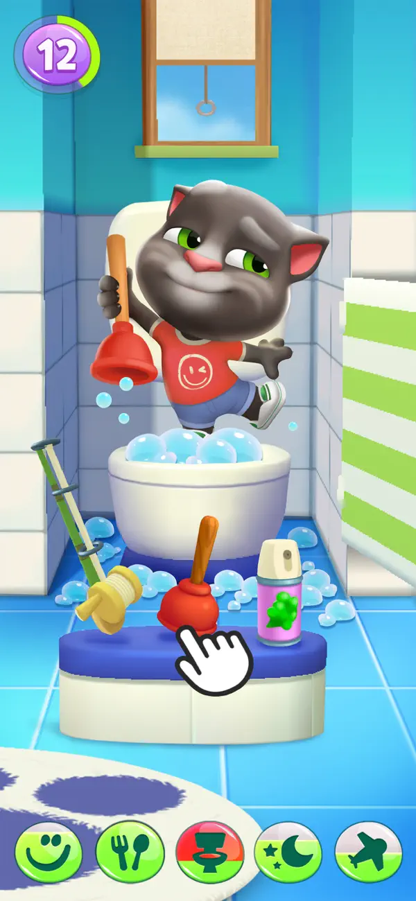 Mein Talking Tom 2 iPhone Spiel Screenshot 1 – Spiele