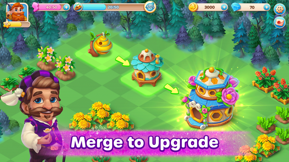 #3. Star Merge - Magic Match Story (iOS) 由: Plummy Games
