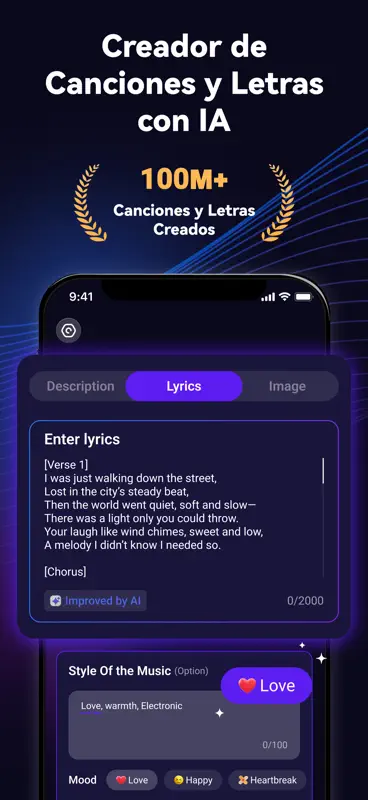 Rythmix: Música AI & Letras screenshot 1 of 10