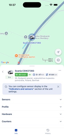 Fleet-Pro Monitoring GPS screenshot