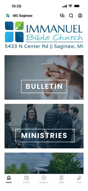 Immanuel Bible Church App screenshot 1