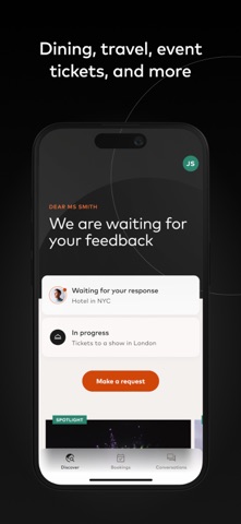 Mastercard Digital Concierge iPhone screenshot