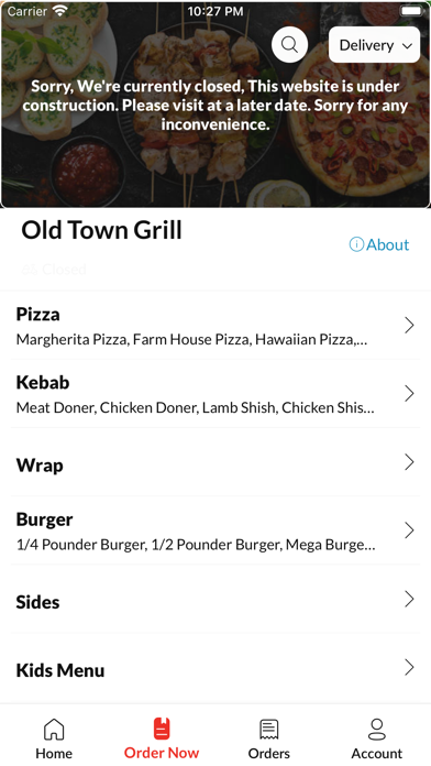 Old Town Grill Screenshot