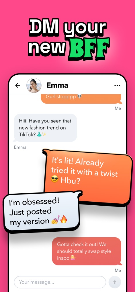 Hoop - make new friends - Échangez sans limites