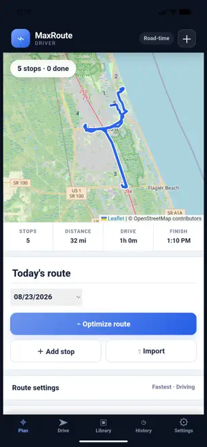 MaxRoute: Multi-Stop Planner screenshot 2