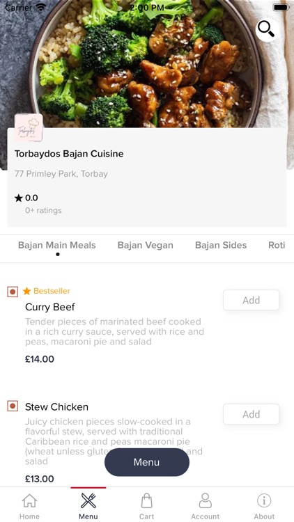 Torbaydos Bajan Cuisine