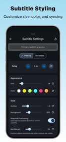 SubX Player: AI Dual Subtitles screenshot