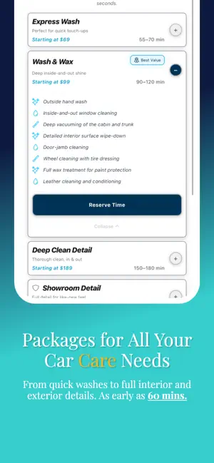 Washr Mobile: Car Detailing screenshot 3