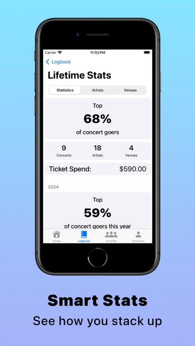 Rock Logster iPhone screenshot 3 - Music app