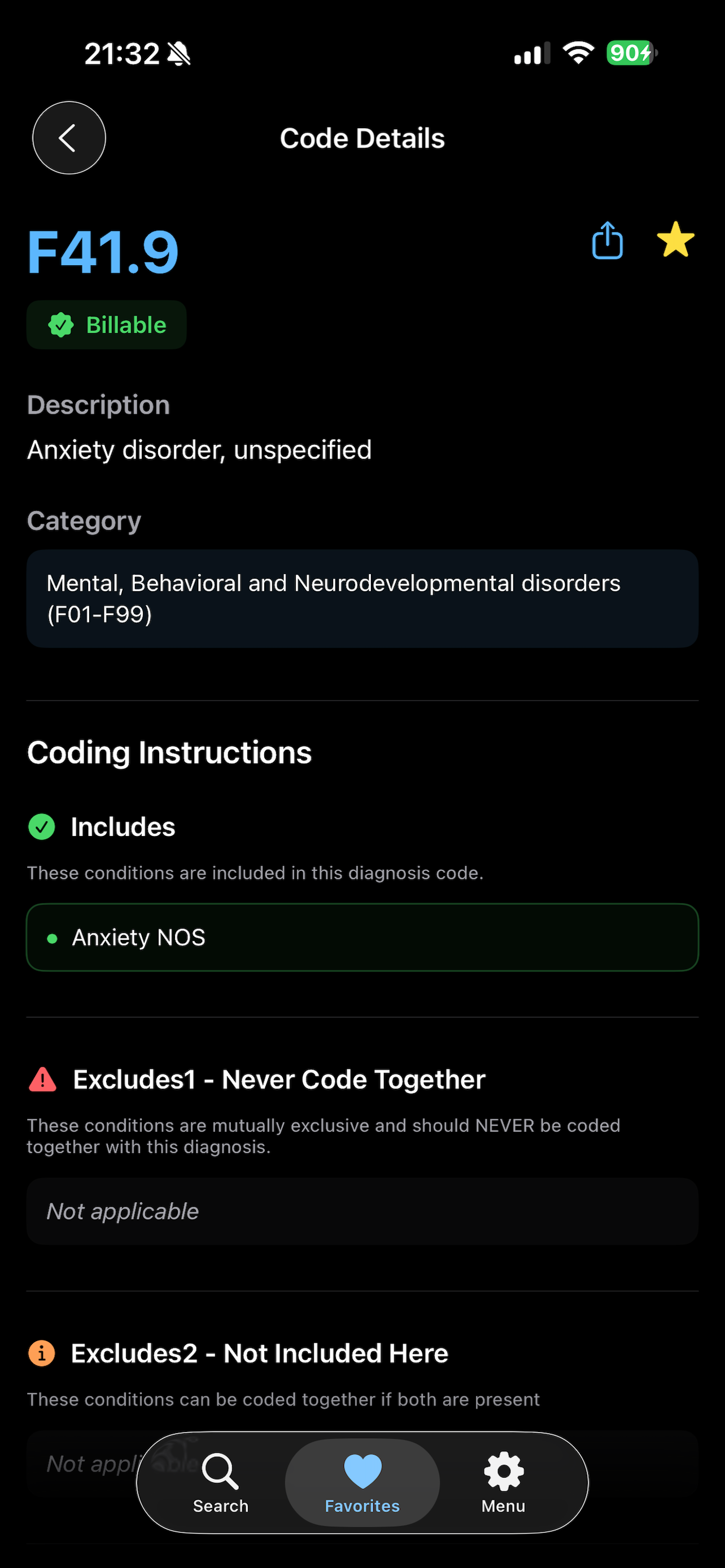 ICD10 Navigator screenshot 4