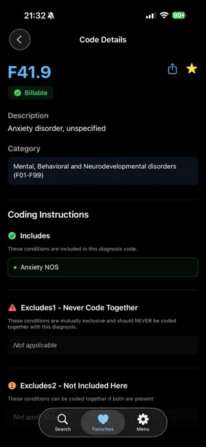 ICD10 Navigator screenshot 4