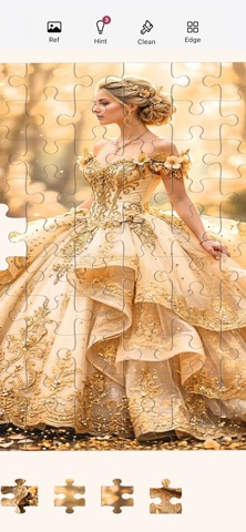 Gown Jigsaw: Bridal Puzzle iPhone screenshot