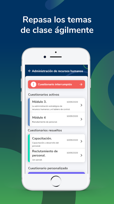 UTE Evaluados Screenshot