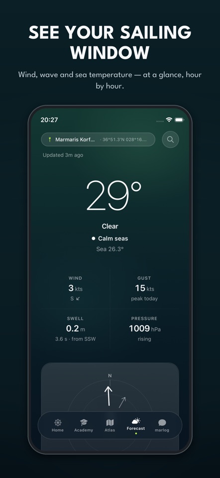 MARLOG: Sailing & Sea Weather screenshot 2