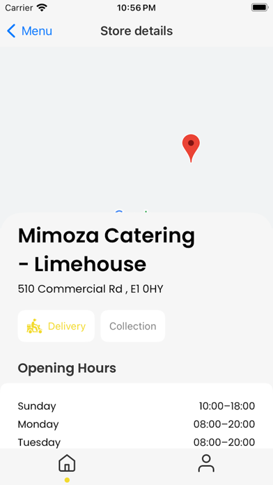 Mimoza Catering Screenshot