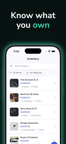 Home Inventory Tracker - Honvy Screenshot 1 of 6