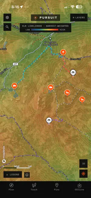 Pursuit: Hunting Maps screenshot 3