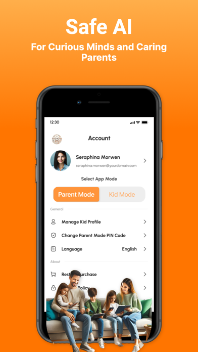 Chat Kids: Safe AI for Family Screenshot